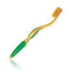 Зубная щетка с ионами золота Nano Gold Pro зеленая