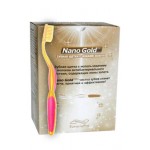 Набор зубных щеток с ионами золота Nano Gold Pro розовый, 12 шт