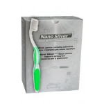 Набор антибактериальных зубных щеток с ионами серебра Nano Silver Pro зеленый, 12 шт