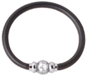 Спортивный силиконовый браслет ПроСпорт цвет черный ProSport bracelet Black