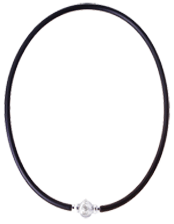 Украшение на шею из силикона ПроСпорт зеленое ProSport necklace Blac