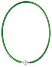Украшение на шею из силикона ПроСпорт зеленое ProSport necklace Green